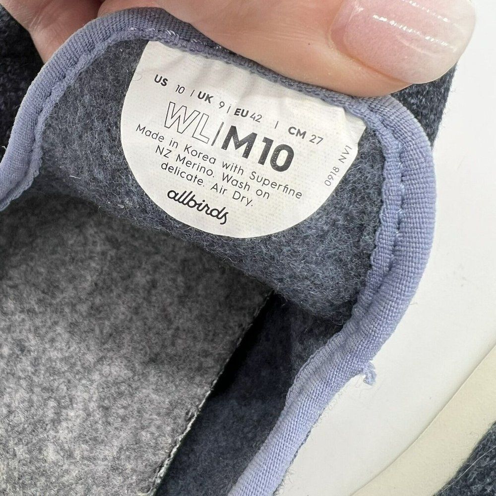 Allbirds Wool Loungers Navy Men’s 10 - Picture 5 of 5